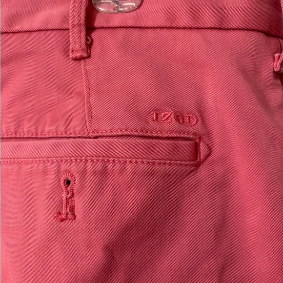Men’s size 34 with 9.5 inseam; Izod brand in coral - Picture 3 of 4